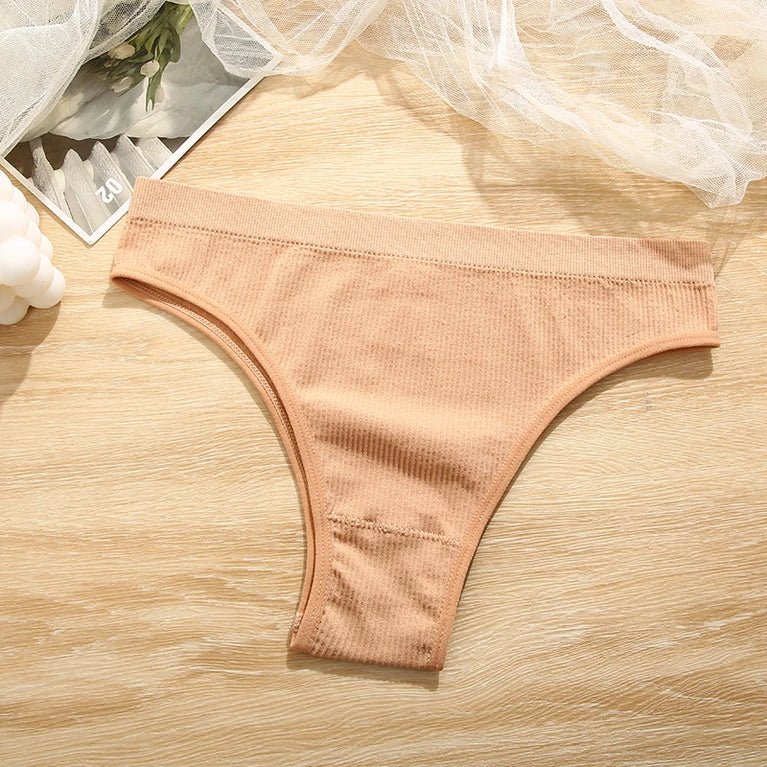 Seamless Brazilian Panties | Basic Mid-Rise Bikini