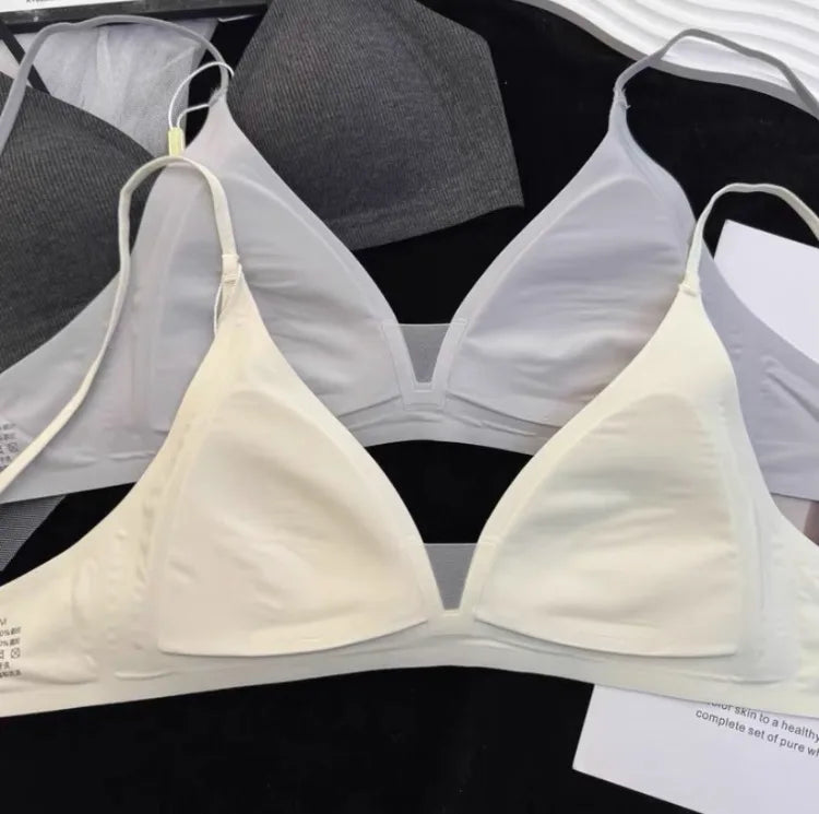 French Deep-V Seamless Bra | Invisible Summer Bralette