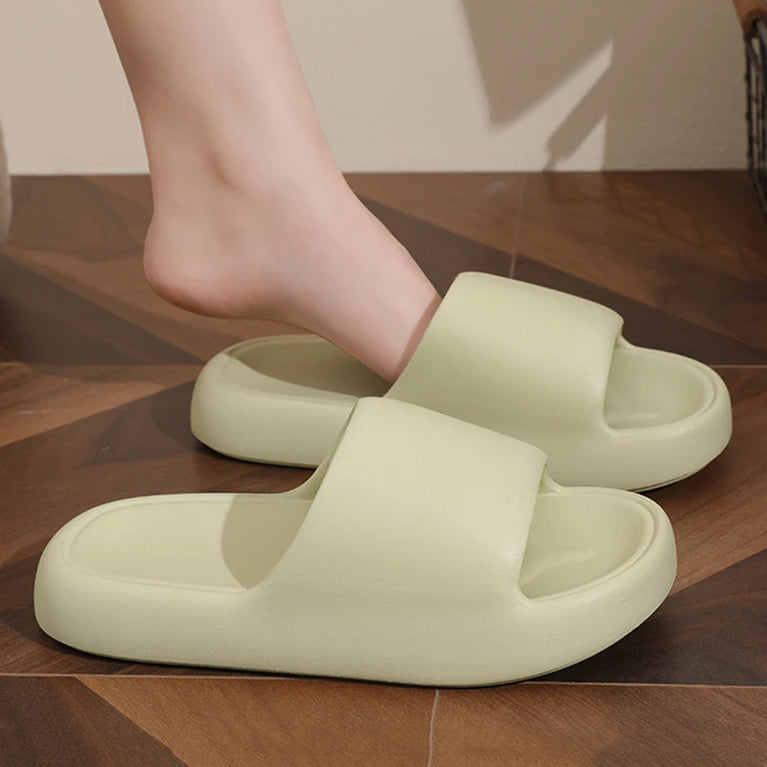 Unisex Cloud Pillow Slides | Soft EVA Anti-Slip Home Sandals