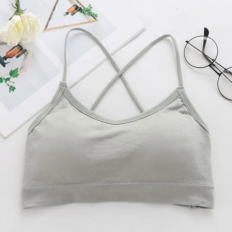 Seamless High-Stretch Sports Bra | Comfort Fit Yoga Crop Top