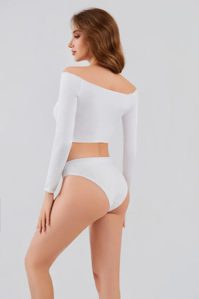 7pc Cotton Briefs | Seamless Mid-Rise Stripe Set