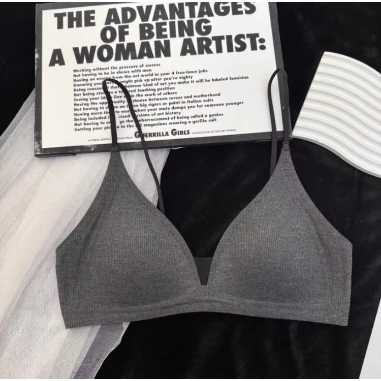 French Deep-V Seamless Bra | Invisible Summer Bralette
