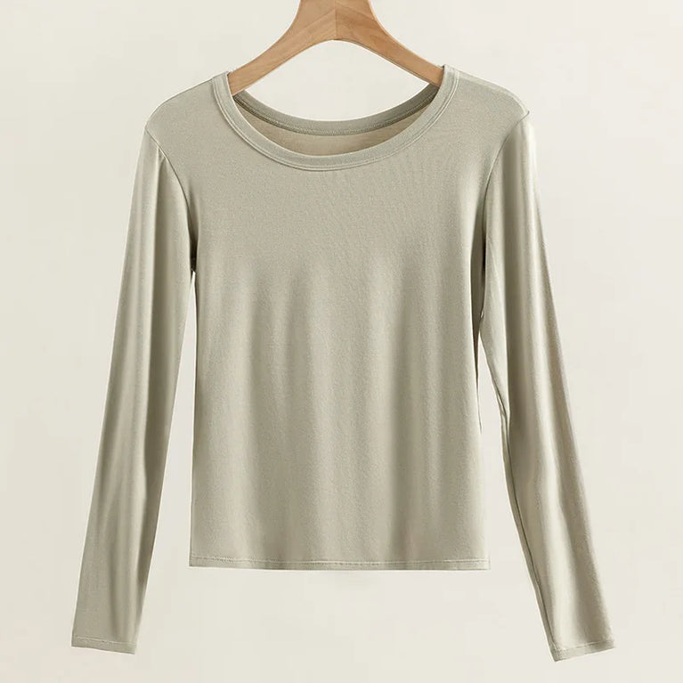 Women’s Viscose Thermal Top | Plus Size Slim-Fit Autumn Base