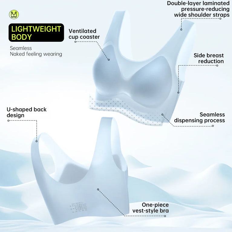 Ultra-Thin Seamless Bralette | Wireless Summer Sleep Bra