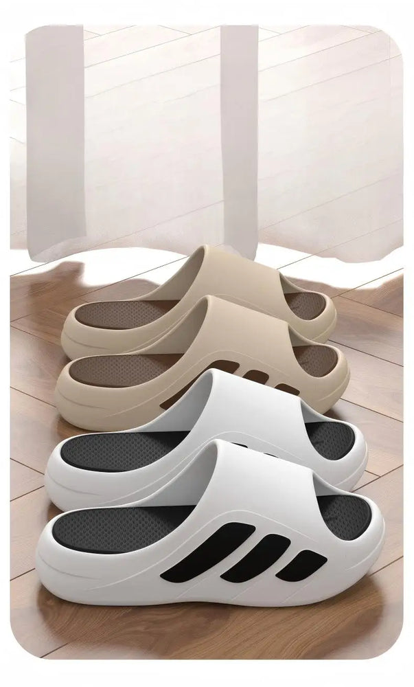 Trendy Non-Slip Couple's Slides | Silent EVA Indoor Sandals