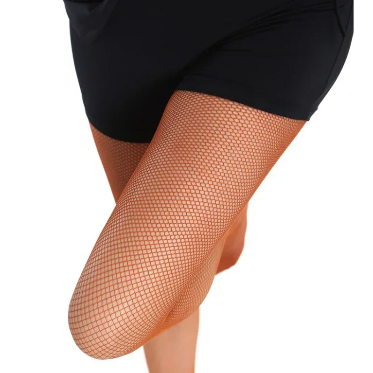 Professional Latin Dance Tights | Hard Yarn Fishnet Stockings