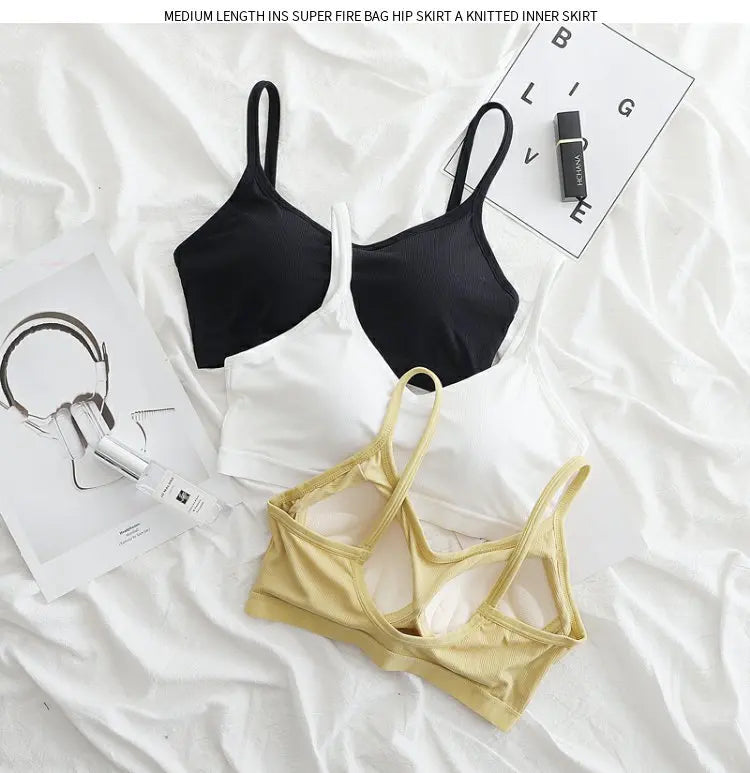 Seamless U-Shape Comfort Bra – Wire-Free Support for Young Women