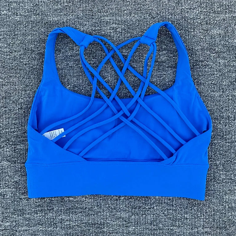 Seamless Performance Sports Bra – Breathable Fitness Support