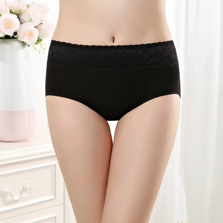 High-Rise Period Briefs | Leakproof Cotton Underwear