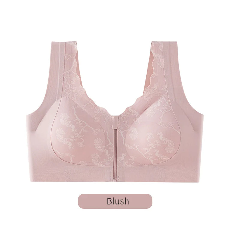 Post-Mastectomy Front-Zipper Bra | Wireless Recovery Fit