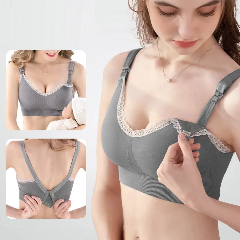 Seamless Nursing Bra – 4-Season Wire-Free Maternity Support