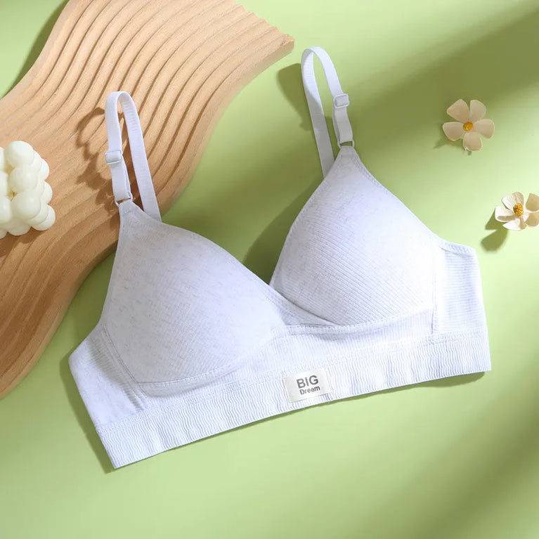 American Retro Cotton Bralette | Side-Smoothing Push-Up