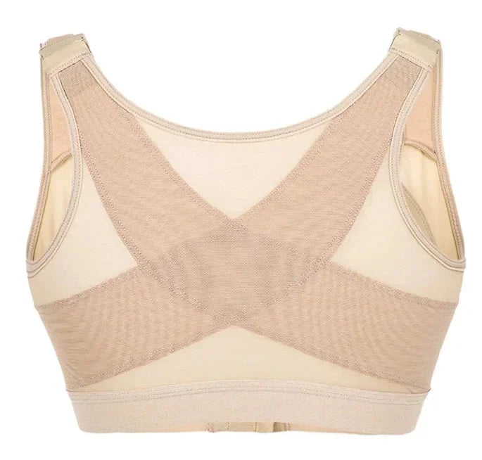 Front-Open Support Bra – Wireless Metal-Free Comfort