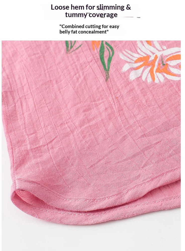 Women’s Summer Print Pajama Set | Short-Sleeve Loungewear