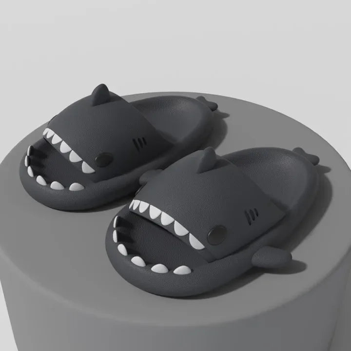 Cute Shark Platform Slides | Unisex Soft EVA Summer Sandals
