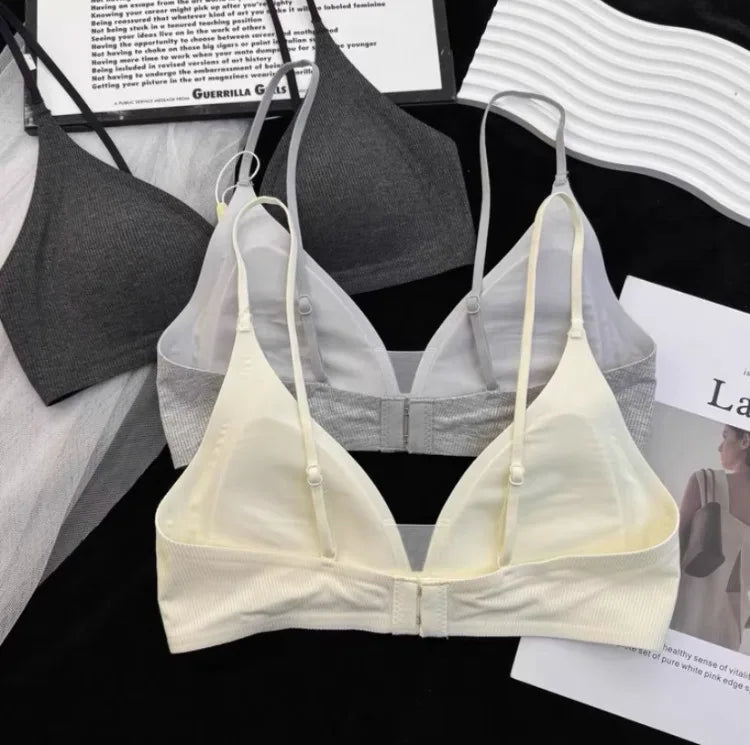 French Deep-V Seamless Bra | Invisible Summer Bralette