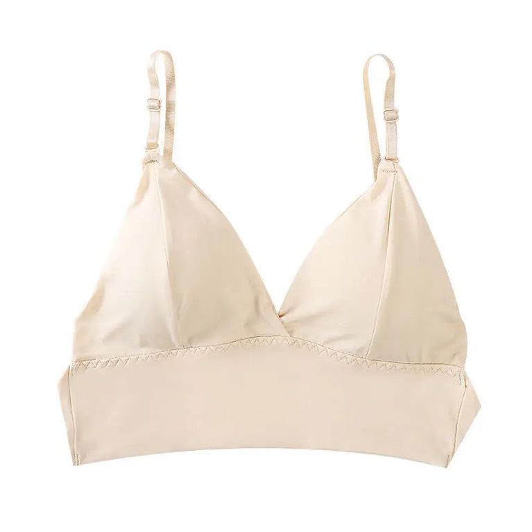 Ice Silk Low-Back Multi-Way Bra | Seamless U-Back Bralette