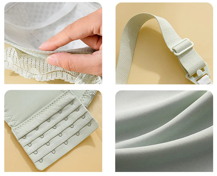Lace Nursing Bra | Soft Cotton Maternity Comfort