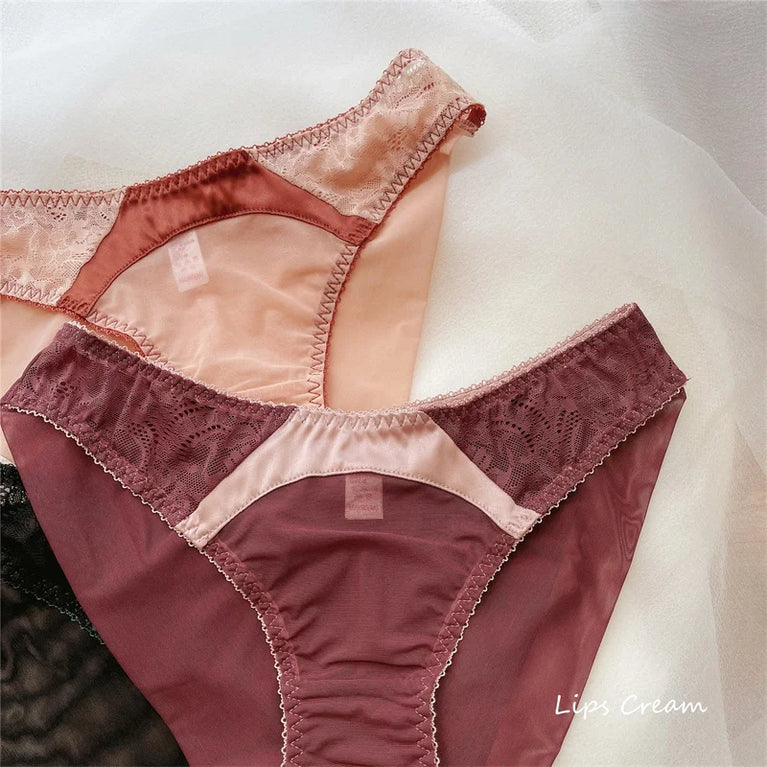 Floral Lace Plunge Push Up Bra Set – Elegant Underwire Lingerie
