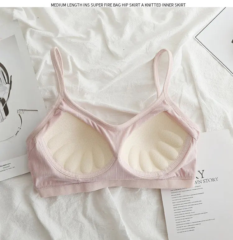 Seamless U-Shape Comfort Bra – Wire-Free Support for Young Women