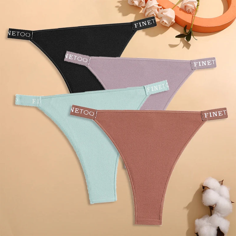 Seamless Cotton Briefs – Low-Rise Natural Comfort