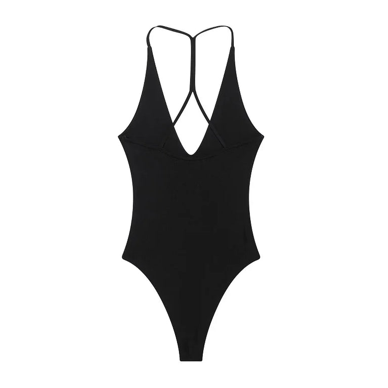 Backless Bustier Bodysuit | Sexy Sleeveless Summer Top