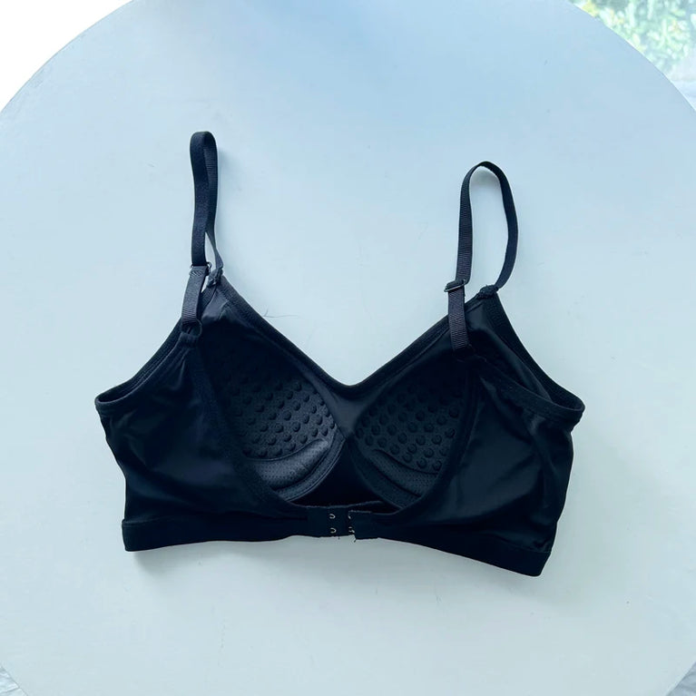 Ice Silk V-Neck Wrap Bra | Seamless Full-Cup Cooling Lingerie