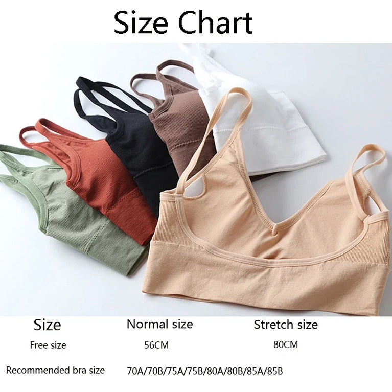 Seamless Push-Up Bralette – Wireless "Beautiful Back" Comfort