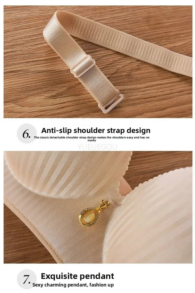 8CM Extreme Push-Up Wireless Bra – The "Steamed Bread" Natural Enhancer