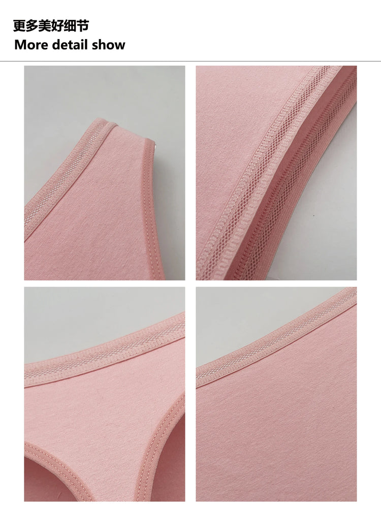 Comfort Cotton G-Strings (5-Pack) – Low-Rise Breathable G-Strings