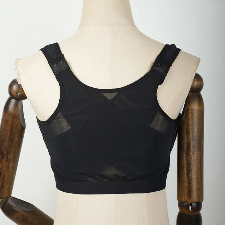 Seamless Front-Closure Support Bra | Implant Stabilizer Fit