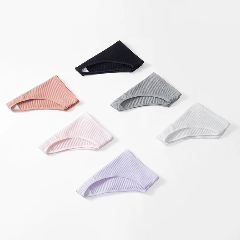 10pc Soft Cotton Briefs | Sexy Breathable Low-Waist Set