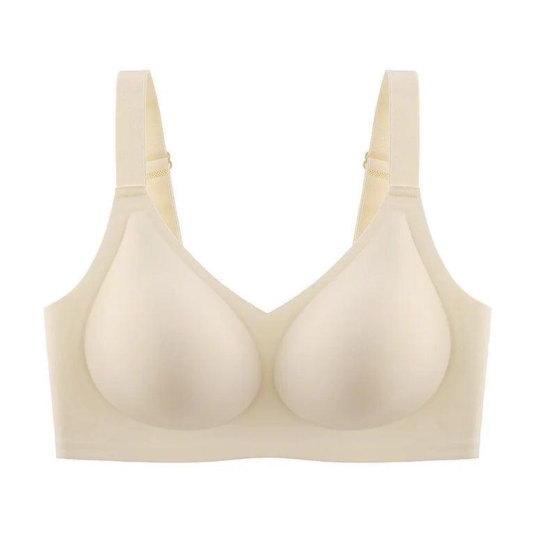 Ice Silk Wireless Shapely Bra | Anti-Sagging Full-Cup Support