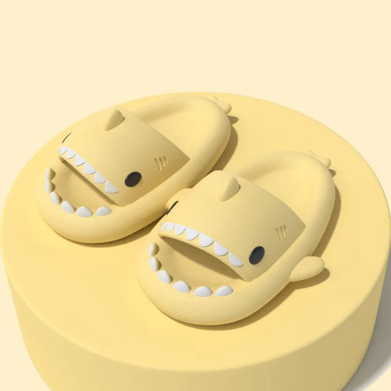 Cute Shark Platform Slides | Unisex Soft EVA Summer Sandals