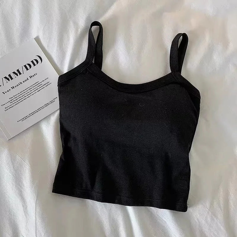 Crop Top Women Sexy Sleeveless Casual Camisole Tube Top Vest