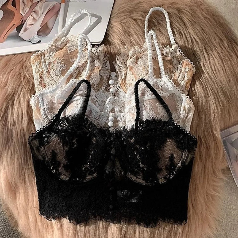 Lace Push-Up Underwire Bra | Summer Thin Full-Cup Lingerie