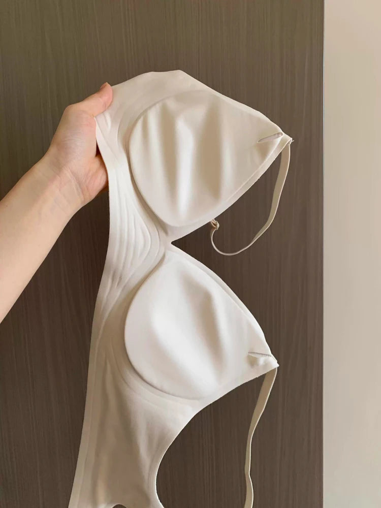 Cotton-Comfort Seamless Sports Bra | Anti-Sagging Support
