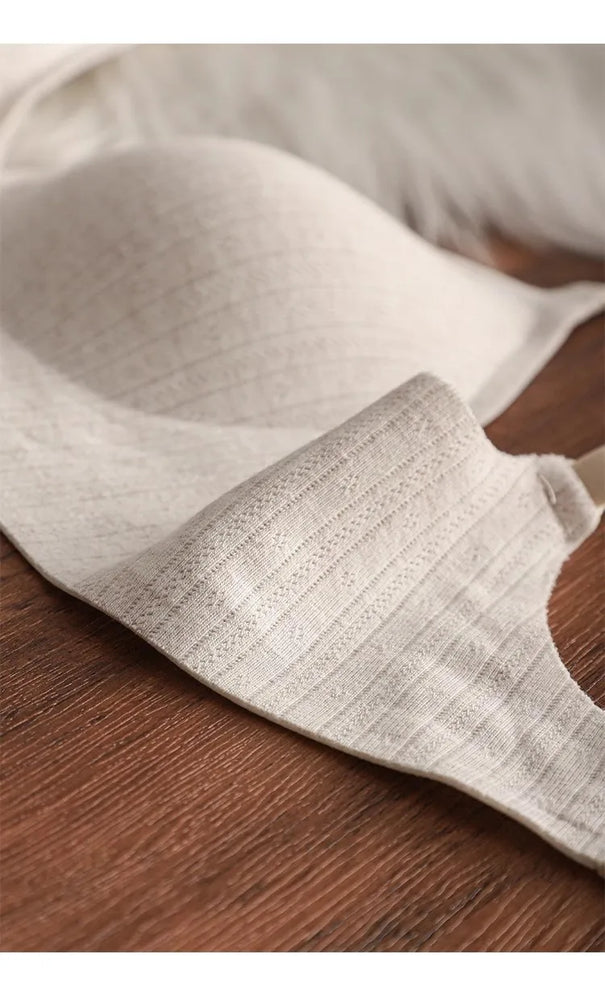 Cotton-Comfort Seamless Sports Bra | Anti-Sagging Support