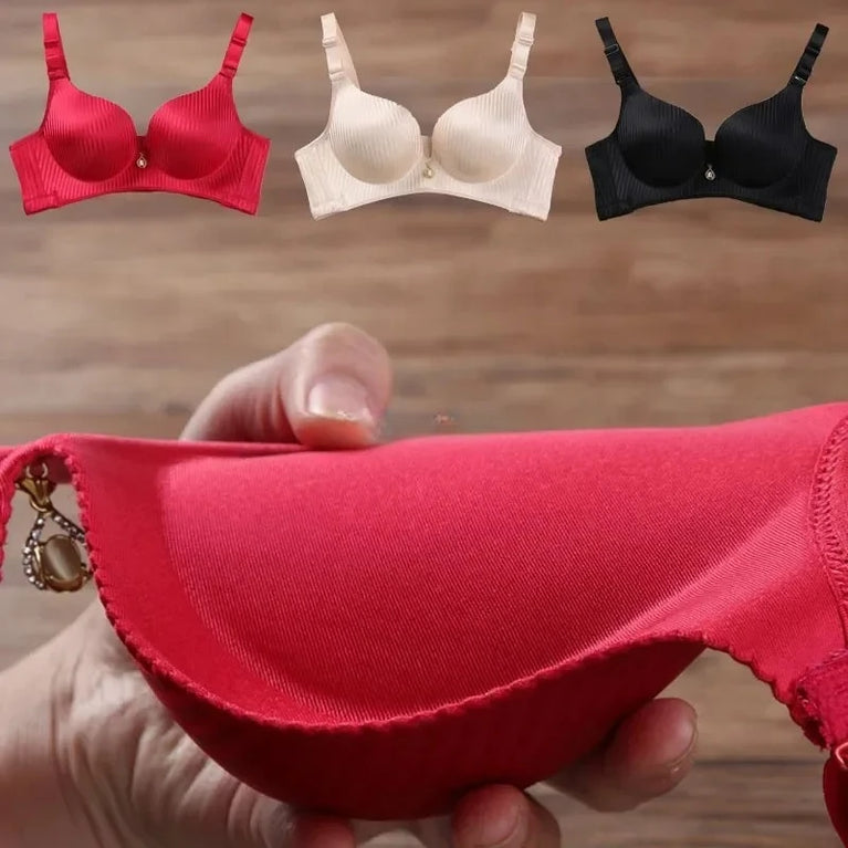 8CM Extreme Push-Up Wireless Bra – The "Steamed Bread" Natural Enhancer