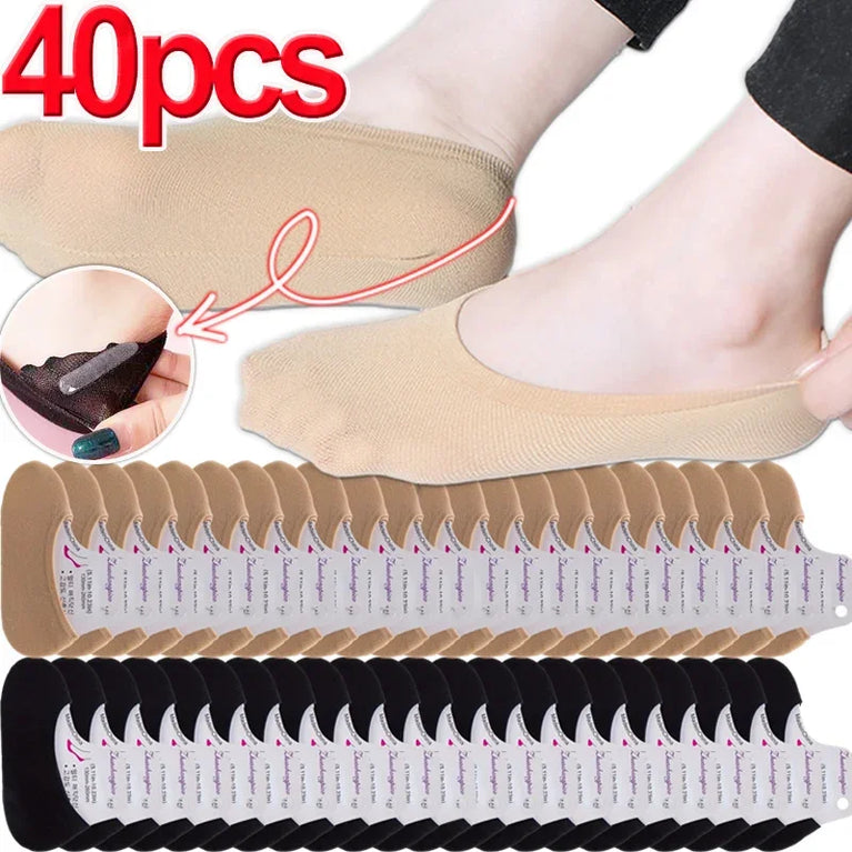 10-Pack Invisible Boat Socks | Ultra-Thin Summer Liner Set