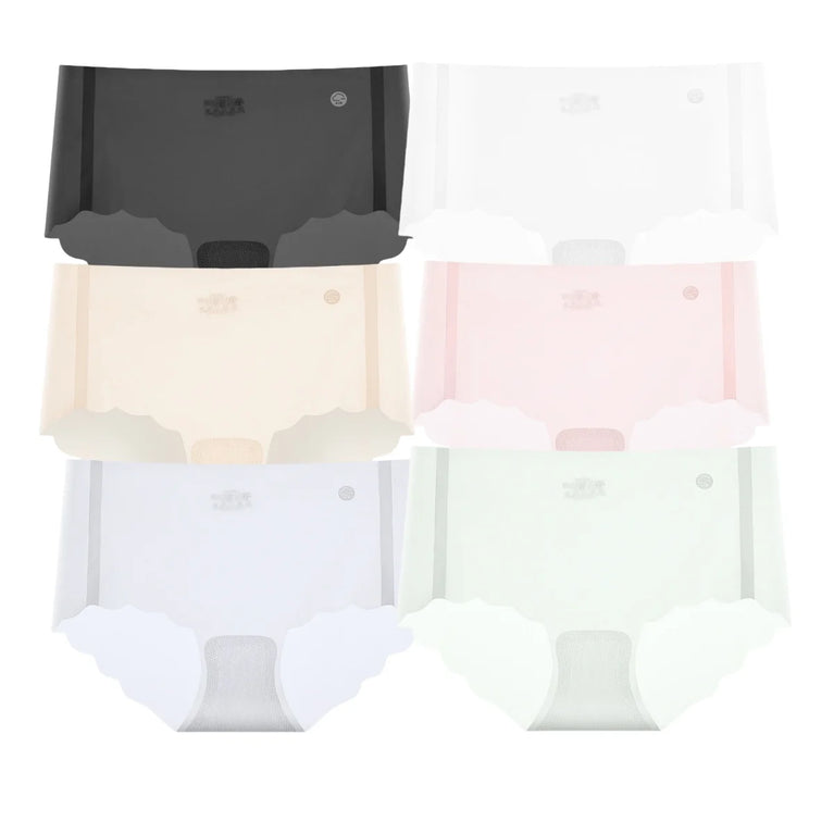 Seamless Quick-Drying Briefs (6-Pack) – Low-Rise Invisible Summer Underwear