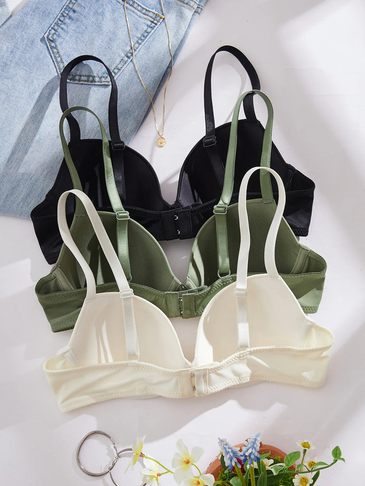 Everyday Essential Underwire Push-Up Bra – Classic 3/4 Cup Support