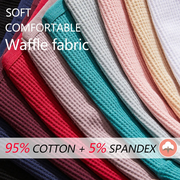 Waffle Cotton Thongs (3-Pack) – Low-Rise Comfortable G-Strings