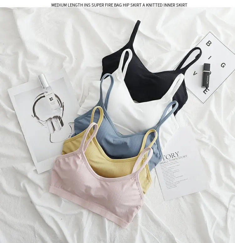 Ice Silk Seamless U-Shape Bra | Breathable Summer Sport Vest