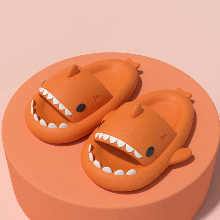 Cute Shark Platform Slides | Unisex Soft EVA Summer Sandals