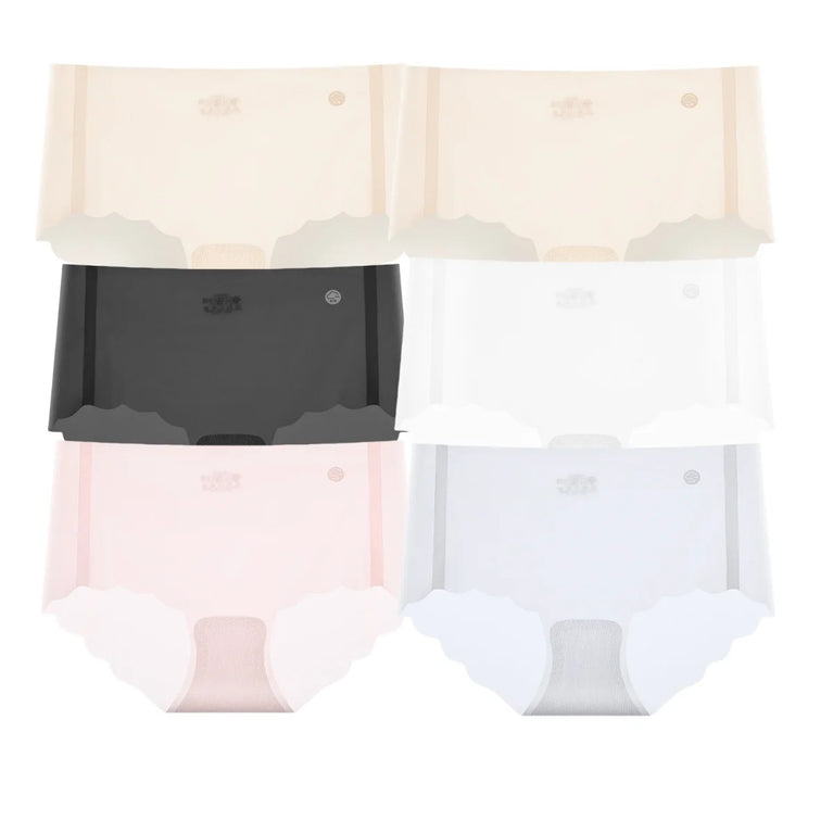 Seamless Quick-Drying Briefs (6-Pack) – Low-Rise Invisible Summer Underwear