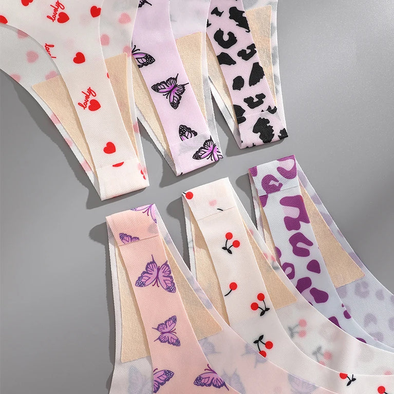 3-Pcs Sexy Colorful G-String Set – Seamless Low-Rise Bikini Thongs for Women (S-XL)