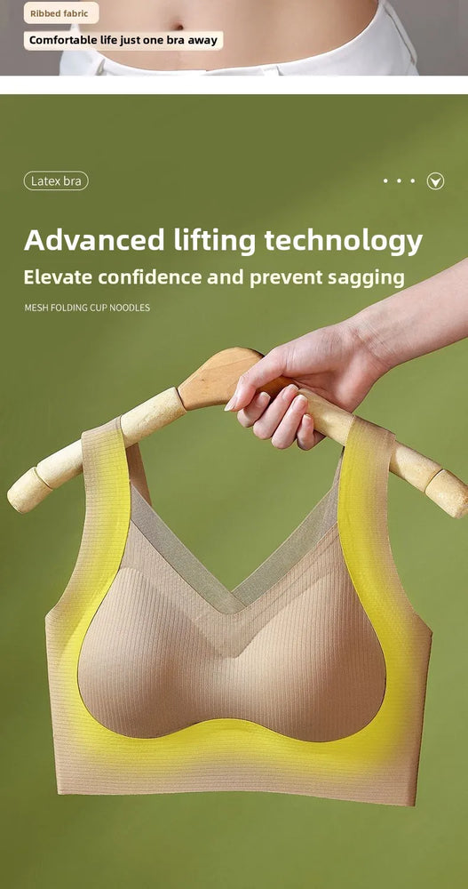 Seamless Backless Vest Bra | Adjustable Gathered Summer Fit