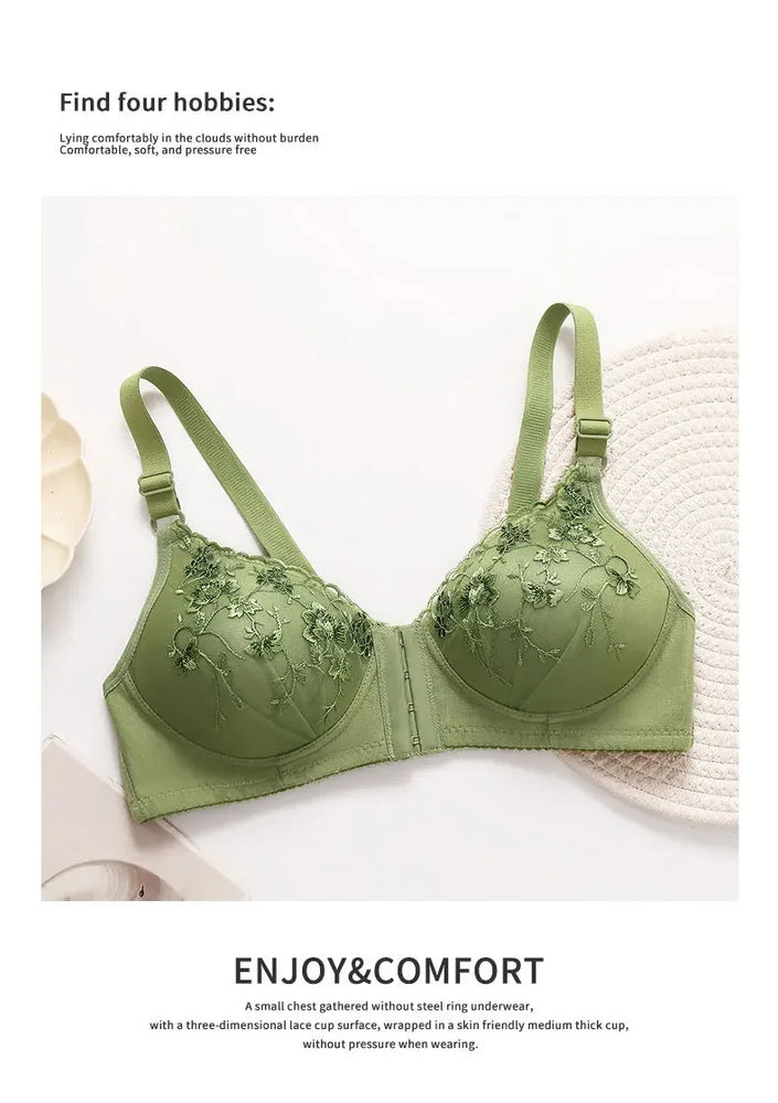 Adjustable Summer Lace Bralette | Wireless Breathable Comfort