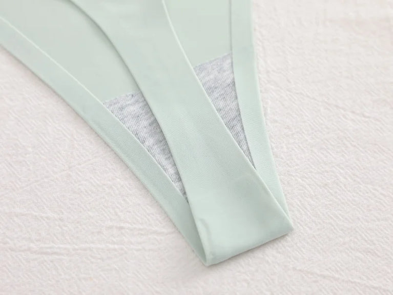 9pc Ice Silk Thongs | Traceless Ultra-Thin G-Strings